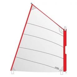 Optiparts Optimist White Sleeve Pocket Sail. EX1061W Dinghy Hardware