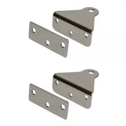 Optiparts Optimist Transom Gudgeon With Backing Plate Kit - Set Dinghy Hardware