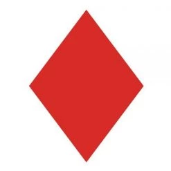 Optiparts Red Rhombus Sail Logo Dinghy Hardware