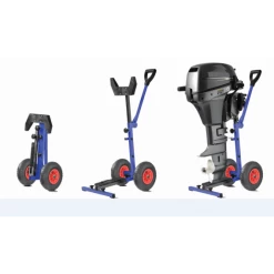 Marathon Boat Hardware Folding Outboard EngineTrolley From Waveline