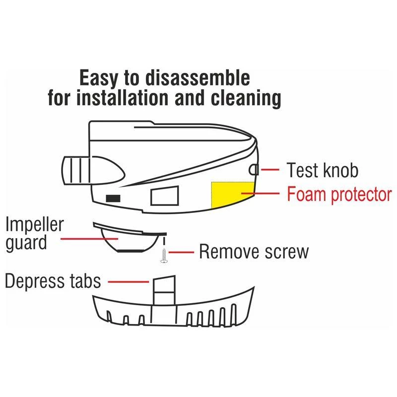 Marine Distributors.ie Cleaning & Maintenance Nuova Rade Submersible Automatic Bilge Pump 600GPH 6 Marine Distributors.ie Cleaning & Maintenance Nuova Rade Submersible Automatic Bilge Pump 600GPH