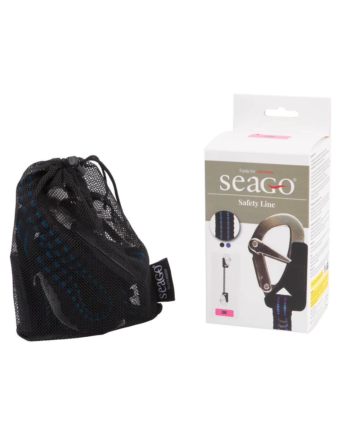 Seago Safety Line 2 Safety Hooks Elasticated Webbing 4 Seago Safety Line 2 Safety Hooks Elasticated Webbing