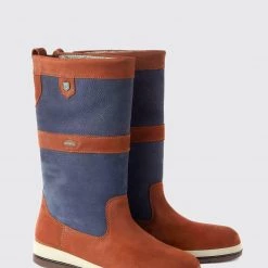 Dubarry Ultima Leather Sailing Boots - Brown, Navy/Brown, Black Footwear