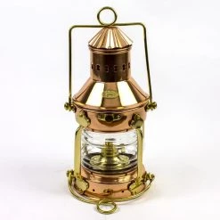 Nauticalia Copper Anchor Oil Lamp 27cm