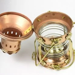 Nauticalia Copper Anchor Oil Lamp 27cm