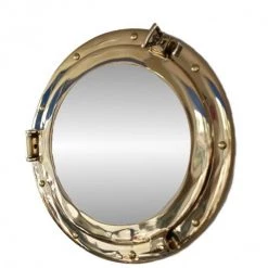 Nauticalia Nautical Gifts Brass Porthole Mirror 20cm