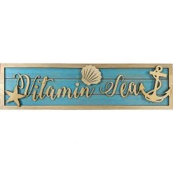 Nauticalia Nautical Gifts Vitamin Sea Wooden Sign