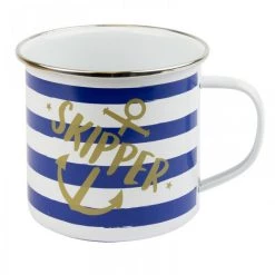 Nauticalia Nautical Gifts Skipper Tin Mug