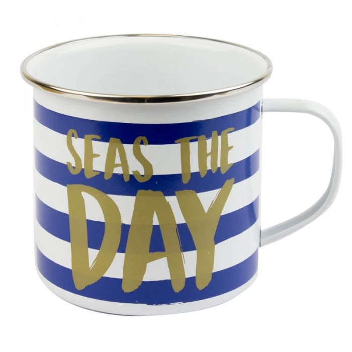 Nauticalia Seas The Day Tin Mug 3 Nauticalia Seas The Day Tin Mug