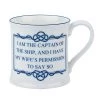 Nauticalia Nautical Gifts I Am The Captain China Mug 1 Nauticalia Nautical Gifts I Am The Captain China Mug