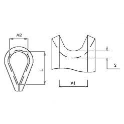 Boat Hardware Proboat Nylon Thimble