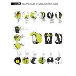 Marathon Spinlock Deckvest DURO 275N SOLAS Approved Twin-chamber Lifejacket 13 Marathon Spinlock Deckvest DURO 275N SOLAS Approved Twin-chamber Lifejacket