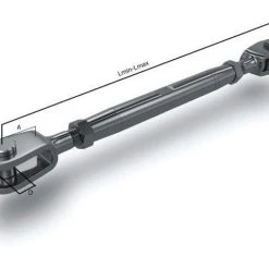 Lankhorst Stainless Steel Rigging Screw Fork - Fork
