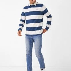 Crew Clothing Crew Heritage Stripe Rugby Casual Wear