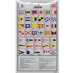 Marathon Flags RWO International Code Flag Sticker Key