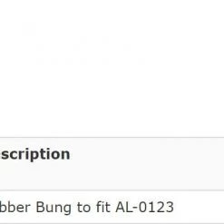 Proboat Allen Rubber Bung To Fit Allen Drain Socket