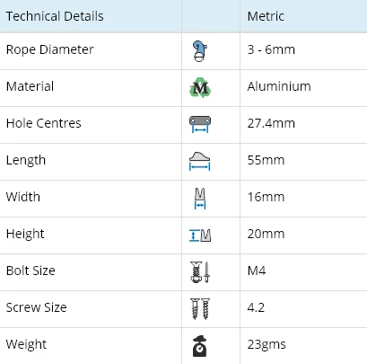 Harken Clamcleat CL211 MK2 With Becket Cleats & Clutches 6 Harken Clamcleat CL211 MK2 With Becket Cleats & Clutches