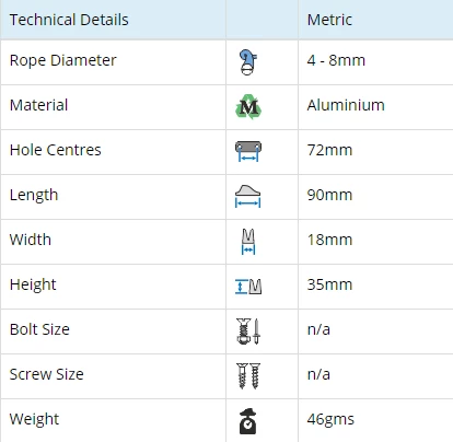 Harken Yacht Equipment Clamcleat CL253 Trapeze And Vang Cleat 4 Harken Yacht Equipment Clamcleat CL253 Trapeze And Vang Cleat