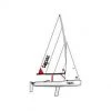 Topper Dinghy Hardware Topaz UNO Dacron Mainsail