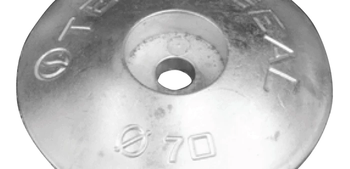 Technoseal Zinc Rudder / Hull Disc Anode 70mm 3 Technoseal Zinc Rudder / Hull Disc Anode 70mm