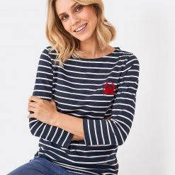 Crew Clothing Crew Ladies Essential Breton Top 9 Crew Clothing Crew Ladies Essential Breton Top