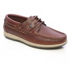 Dubarry Atlantic Chestnut Leather Sailing Shoes Footwear