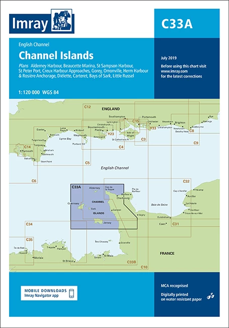 One Ocean Imray C33A Channel Islands (North) Charts & Navigation 3 One Ocean Imray C33A Channel Islands (North) Charts & Navigation
