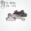 Harken Cleats & Clutches Clamcleat CL217 Mk2 (Side Entry Starboard) Hard Anodised