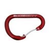 Lindemann Yacht Equipment KONG ALUMINUM CARABINER PADDLE WIRE BENT GATE - RED