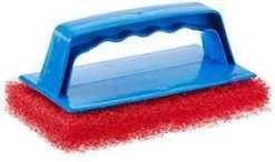 Marathon Star Brite Scrub Pad With Handle (Medium) (Red) Cleaning & Maintenance