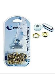 Yacht Equipment Proboat Eyelet Kit - Brass