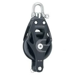Harken 45mm Aluminum Element Block — Swivel, Becket 6231