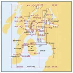 One Ocean Charts & Navigation Admiralty Folio SC5610 Firth Of Clyde - Mull Of Kyntyre To The River Clyde