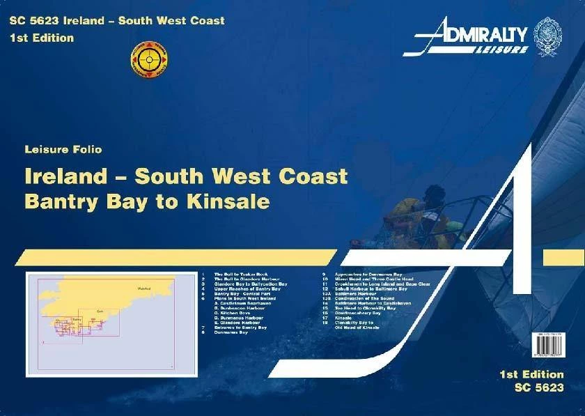 One Ocean Admiralty Folio SC5623 Ireland - South West Coast Bantry Bay To Kinsale Charts & Navigation 3 One Ocean Admiralty Folio SC5623 Ireland - South West Coast Bantry Bay To Kinsale Charts & Navigation