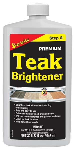 Marathon Cleaning & Maintenance Starbrite Teak Brightener 3 Marathon Cleaning & Maintenance Starbrite Teak Brightener
