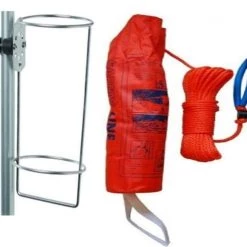 Marathon Lifebuoys & Liferafts Waveline Throwing Line With Bracket 5mm 30m Length