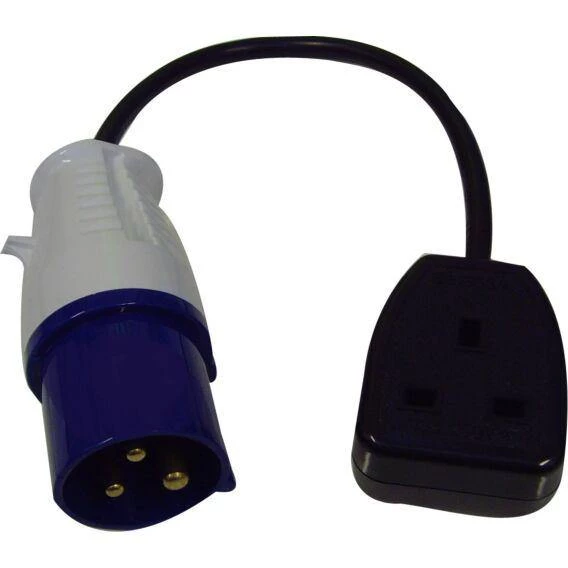 Marathon Yacht Equipment Waveline Hookup Adapter Socket 16A 250VAC To Ind Plug 13A 3-Pin 3 Marathon Yacht Equipment Waveline Hookup Adapter Socket 16A 250VAC To Ind Plug 13A 3-Pin